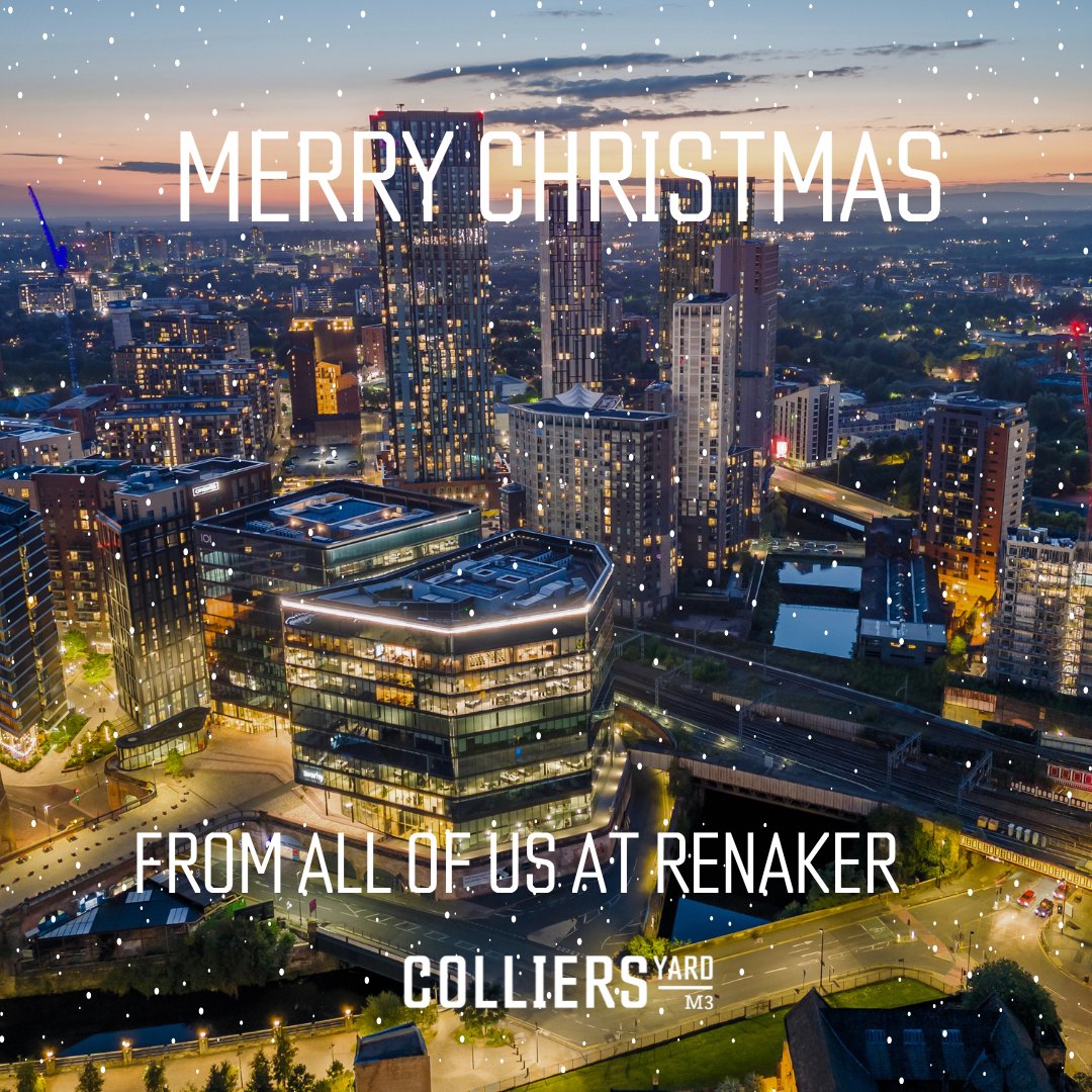 On behalf of everyone at Renaker, we wish you a joyous Christmas 🎄

May this festive season be filled with cherished moments shared with friends and family ✨

#Renaker #TransformingSkylines #ColliersYard #Manchester