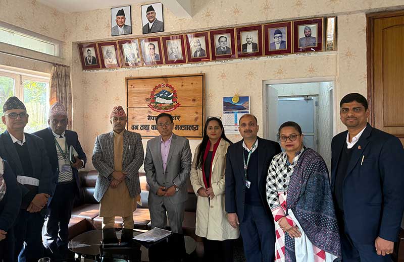 South Asia Cooperative Environment Program (SACEP) (@sacep_org) on Twitter photo DG of <a href="/sacep_org/">South Asia Cooperative Environment Program (SACEP)</a> paid a courtesy call to the Honorable Minister for Forests and Environment, Hon'ble Ain Bahadur Shahi Thakuri, and the Secretary of the Ministry of Forests and Environment, Dr. Deepak Kumar Kharal at their office in Kathmandu, Nepal. sacep.org/past-events/cc… DG of <a href="/sacep_org/">South Asia Cooperative Environment Program (SACEP)</a> paid a courtesy call to the Honorable Minister for Forests and Environment, Hon'ble Ain Bahadur Shahi Thakuri, and the Secretary of the Ministry of Forests and Environment, Dr. Deepak Kumar Kharal at their office in Kathmandu, Nepal. sacep.org/past-events/cc…
