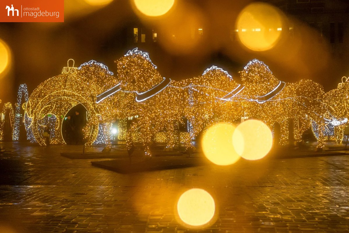 Die #Lichterwelt auf dem Domplatz wird ab Heiligabend wieder eingeschaltet. Domgemeinde, Stadt und Weihnachtsmarkt-Gesellschaft möchten mit den Lichtern ein symbolisches Zeichen der #Hoffnung und des Zusammenhaltes in #Magdeburg setzen. 🕯

👉 magdeburg.de/LichterweltWie…
📸 LH MD