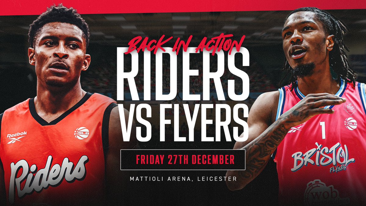 RidersBball's tweet image. Back at it after Christmas against @BristolFlyers ✈️🔥

Let's pack the stands again!

🎟️:  booking.leicesterarena.co.uk/packages/LZEmO…