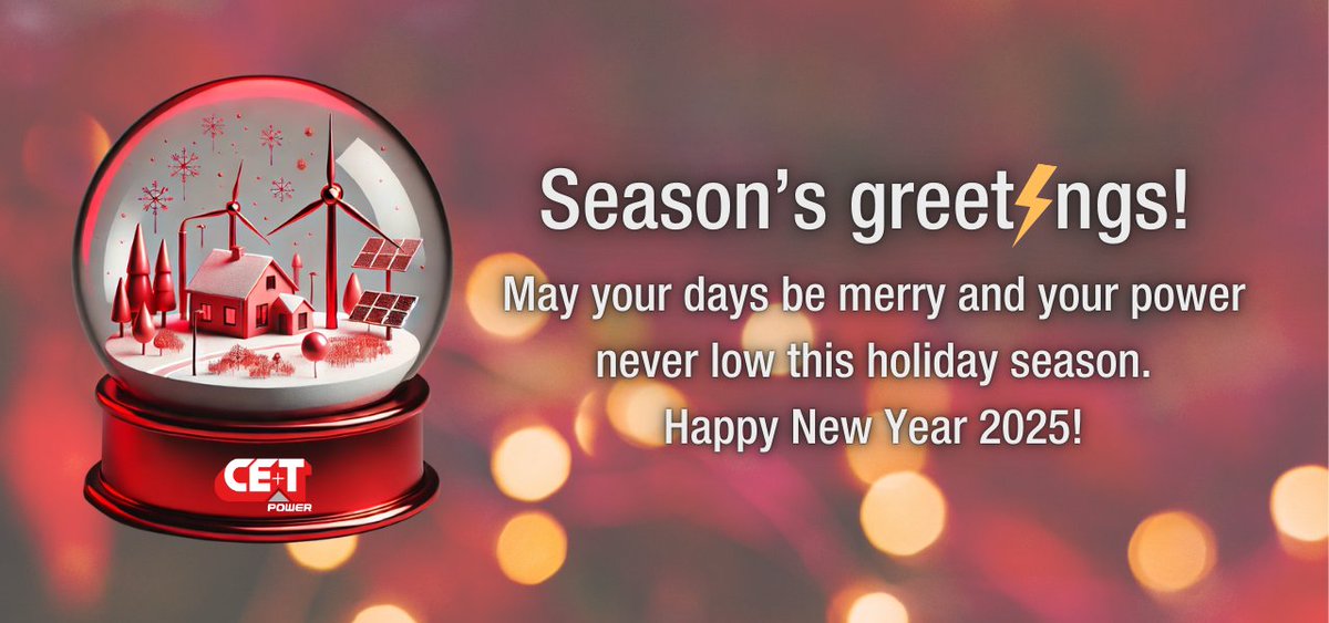 #SeasonsGreetings from all of us! As the year comes to a close, we want to take a moment to express our gratitude to our team, partners, and customers around the world. We look forward to continuing our journey together. #HappyHolidays to you and your loved ones! 🎄✨