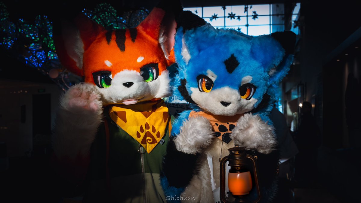 两只小可爱☺️

<a href="/Flameheart_89/">Yan-焰心/茶介</a> <a href="/KanTaiFur/">堪太</a>