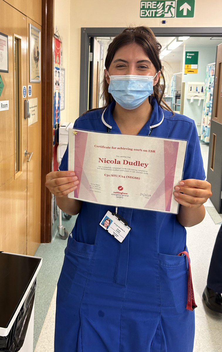 100% on ESR well done guys ❤️