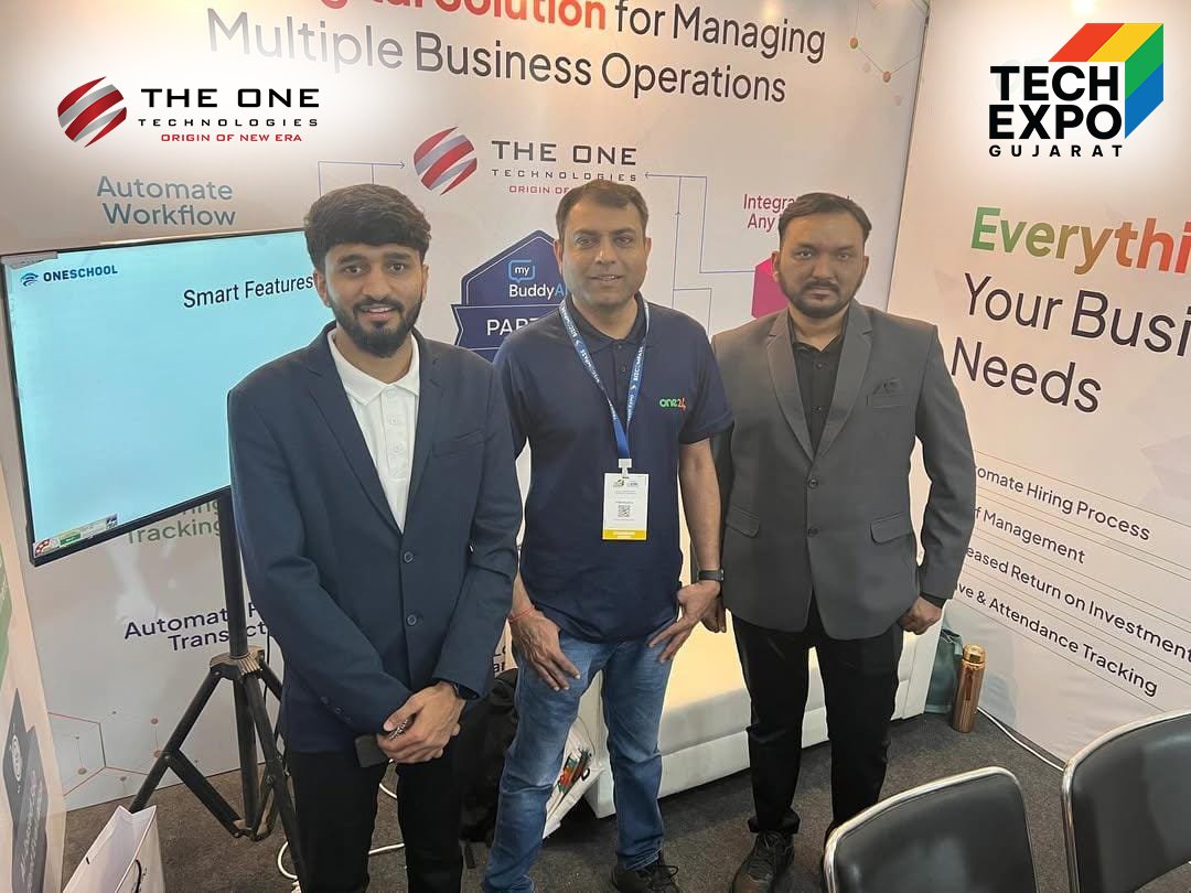 TheOne_Tech's tweet image. Amazing time at Tech Expo Gujarat 2024! 🌟 Connecting with inspiring minds &amp;amp; offering business solutions was rewarding. 🚀 

Thanks to everyone who visited our booth! 💼✨ Excited to transform your business. #TechExpoGujarat2024 #Innovation #Networking #TheOneTechnologies