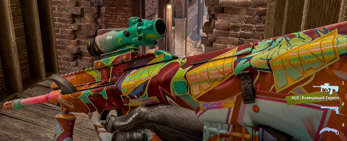 Fransuzcsgo's tweet image. New craft! I like it and you!? (I don&apos;t know where to stick the 4-sticker 🥲)