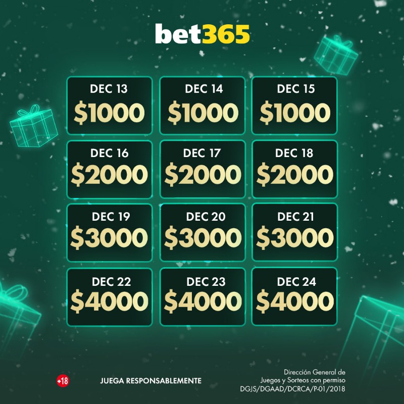 bet365mx's tweet photo. ¡OTRO! 🎁

¡TODOS los días, desde el 13 hasta el 24 de diciembre, regalaremos créditos de apuesta a nuestros seguidores! 💰

➡️ Sigue
🏈 Elige al ganador de NO Saints v GB Packers
🔁 Repostea

Información completa sobre los sorteos en los términos y condiciones. 👇