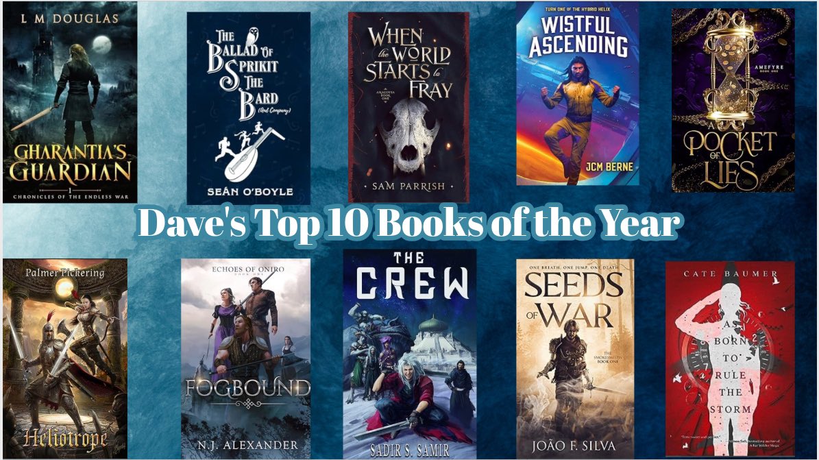 DlawsonAuthor's tweet image. In my first year reading Indie books, I’ve read some truly fantastic books. 
Here my 10 favorite reads of the year! 
Go get these books if you don’t have them yet!