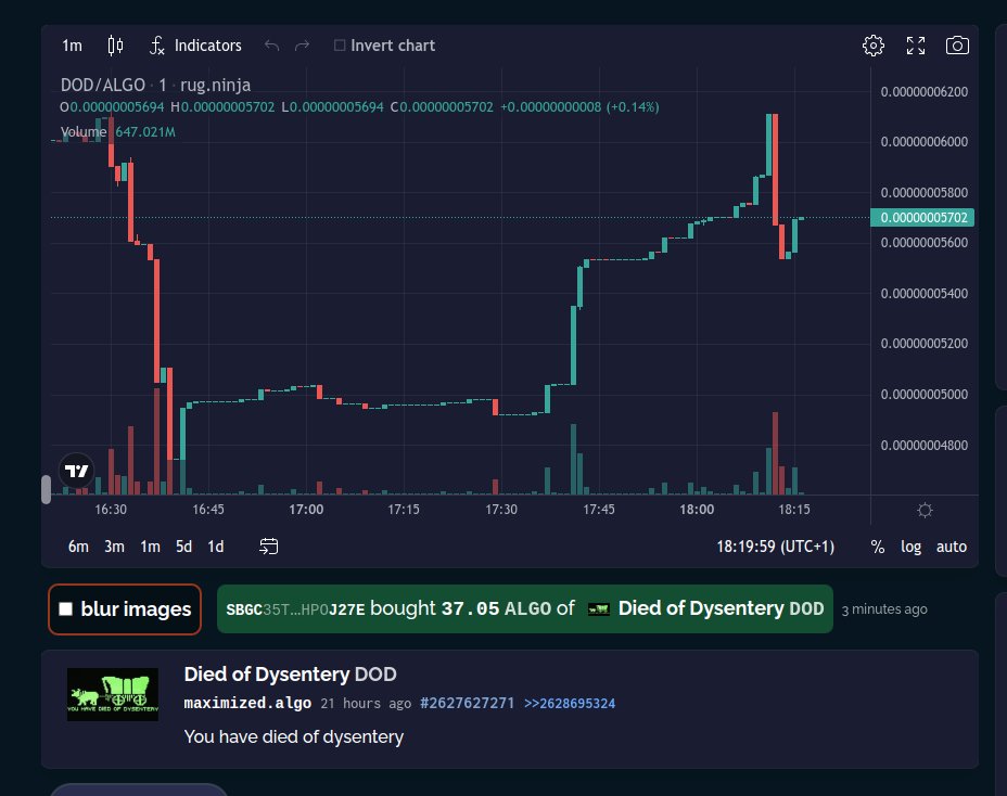 rug_ninja's tweet image. Another early present:
You can now see if dev is dumping in real time
