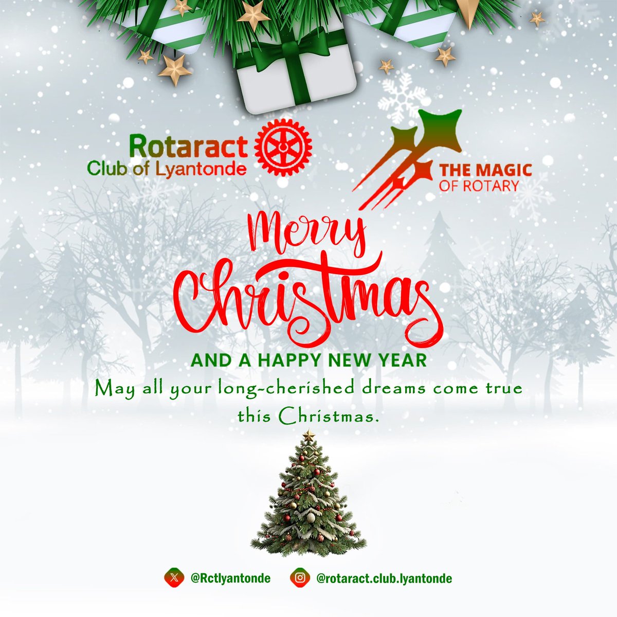 Rctlyantonde's tweet photo. Merry Christmas and a blessed New Year, from us @Rctlyantonde . 🤝
@RctLukaya @RctMasaka @EarthRotaract @LyantondeLocal https://t.co/VvmhWeMCEG