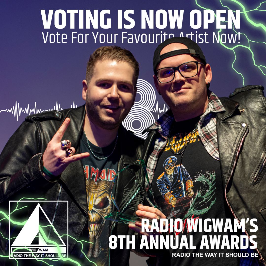 ONLY 7 more voting days for the Wigwam Awards!  It’s time to make your voice heard! Head over and vote for your favourite artist now!
Vote here: radiowigwam.co.uk/awards_voting

Vote once per day per category, per person Must be logged in to vote
Voting closes December 31st!  Vote now!