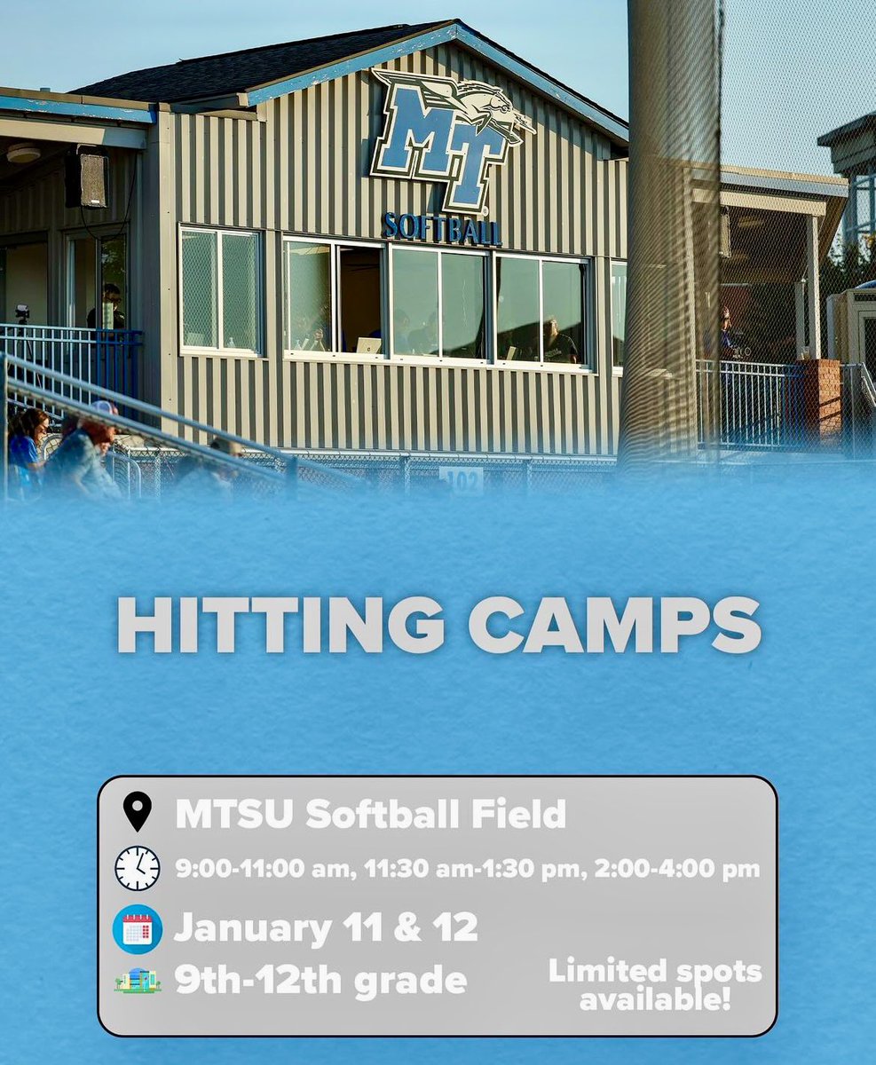 Bryce Brentz (@bbrentz7) on Twitter photo ๐จ๐จ Give the gift of a home run this holiday season! Sign up at goblueraiders.com <a href="/MT_Softball/">Middle Tennessee Softball</a> ๐จ๐จ ๐จ๐จ Give the gift of a home run this holiday season! Sign up at goblueraiders.com <a href="/MT_Softball/">Middle Tennessee Softball</a> ๐จ๐จ
