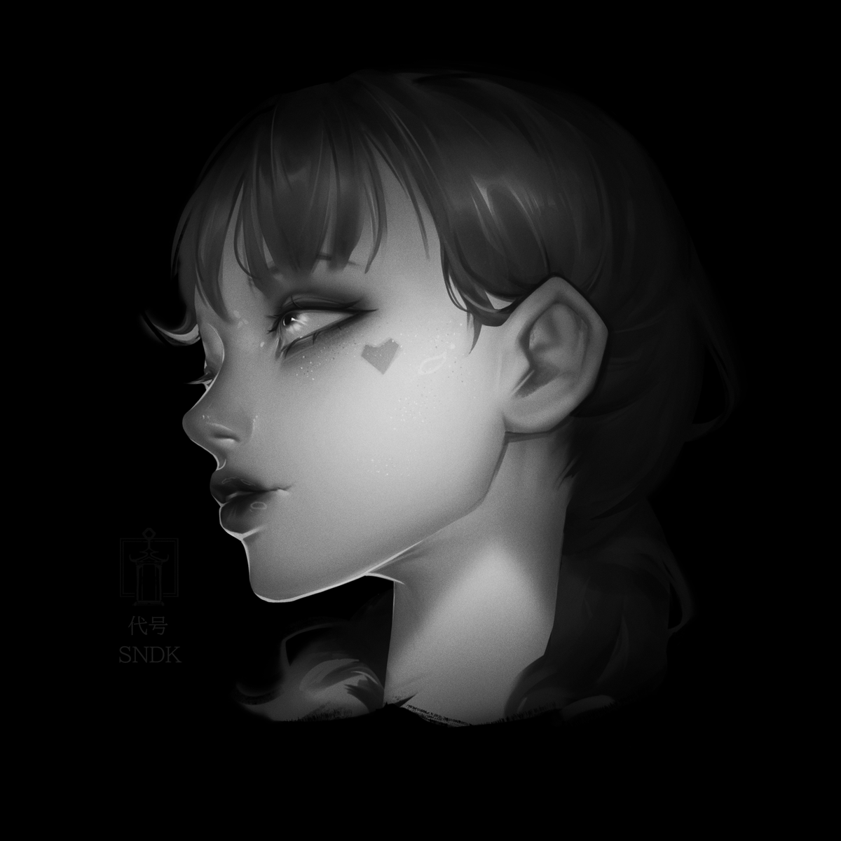 Another portrait of my OC Lia:)