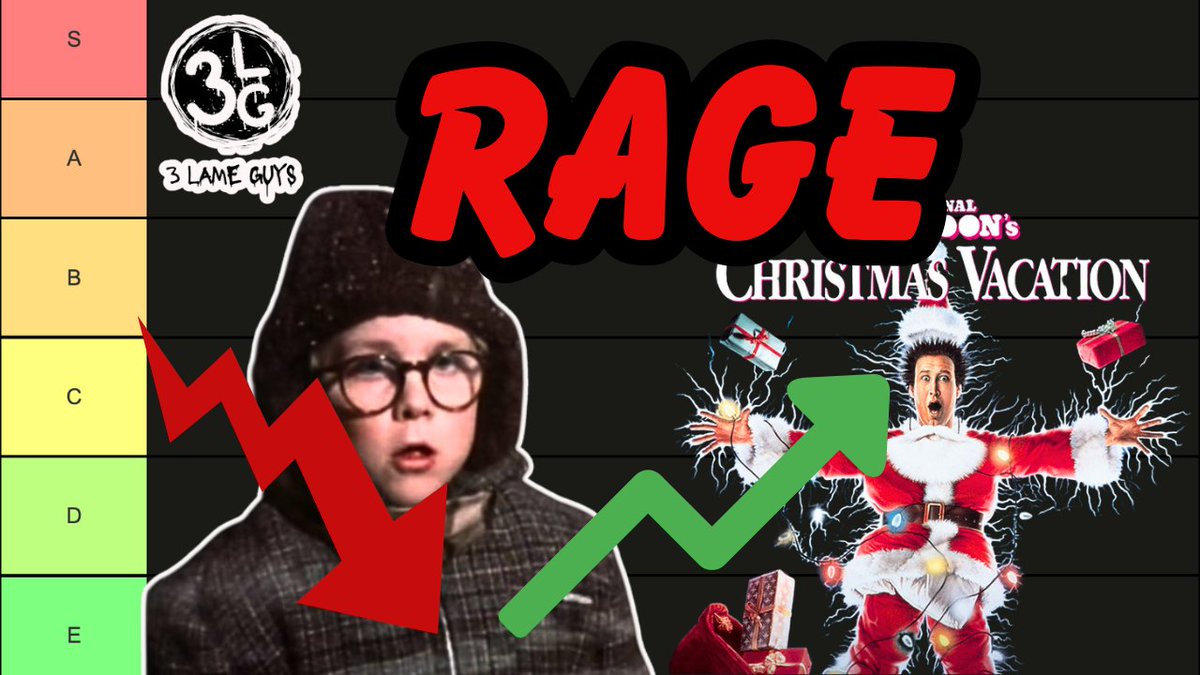 3LameGuys's tweet image. Could this be the most upsetting Christmas Movie ranking list...EVER?!

We aren't trying to ruin your holidays but these BAH HUMBUGS are coming in with a couple of holiday-themed hottakes.

Apologies to @Knighticus 

🎅🎅Check replies for video 🎅🎅