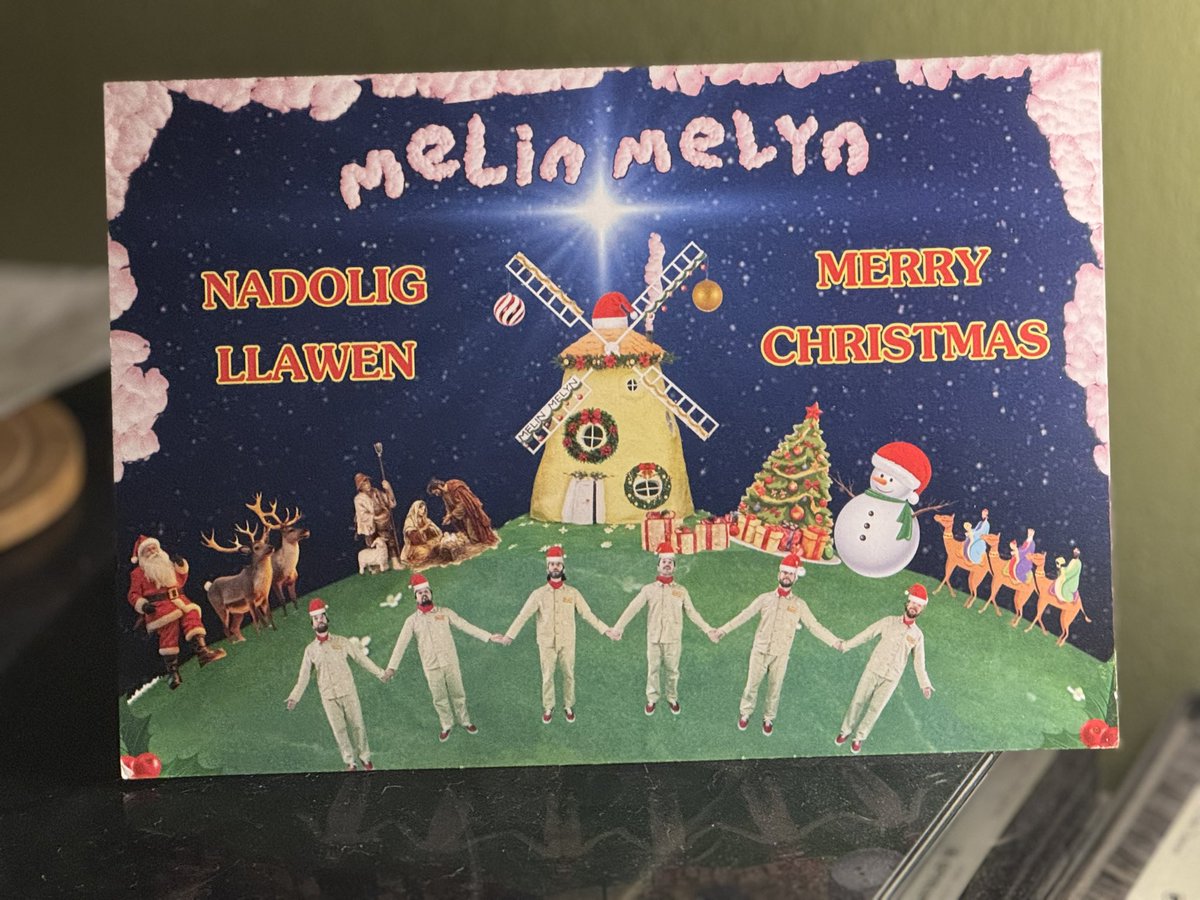 Nadolig Llawen to all at the Yellow Mill. Thanks for the card, you made my day. See you on tour <a href="/melin_melynband/">Melin Melyn</a>