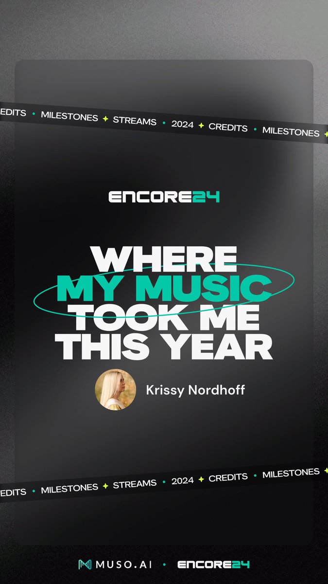 Thankful for the chances my songs have had this year to be heard 🙏🏻❤️
