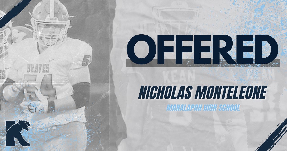 After a great conversation and call with <a href="/Coach_Galante/">David C. Galante</a> I am blessed to receive an offer from Kean University! <a href="/DominickLepore1/">Dominick Lepore</a> <a href="/FansManalapan/">Manalapan Braves Football Fans</a>