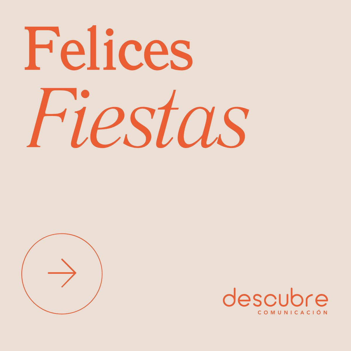 ¡Las cosas simples y las fiestas (y la comunicación) inolvidables!🎄

Desde Descubre os deseamos que estos días estén llenos de momentos sencillos pero memorables.

En 2025 #lohacedescubre 🧡
