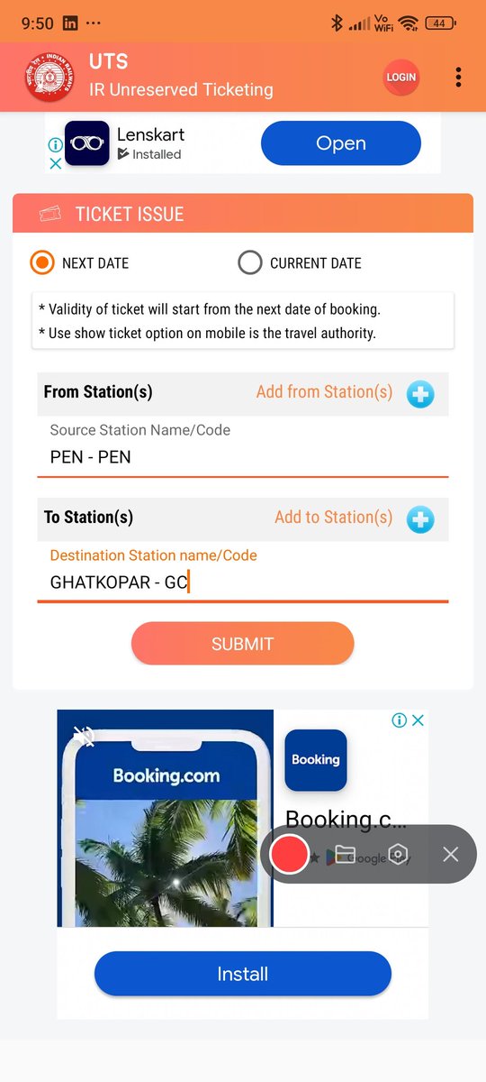 tweetamitkumar's tweet image. Unable book season ticket from UTS app for pen to suberbun station, earlier also we noticed that but still issue is unresolved. Attached screenshot for your reference.

We have to book a season ticket for reserve route and that may not count as a business from pen station.