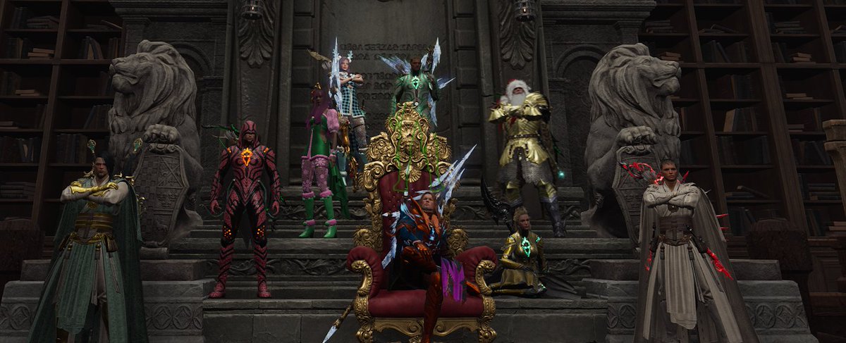 BigIrish_Gaming's tweet photo. Moving up the ranks in Xeroth Server! Friends became family. #throneandliberty #guildmates #ranking https://t.co/tdYVZQ4V3Y