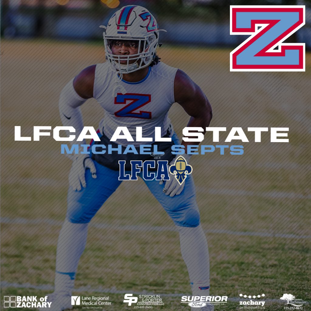 Zachary High Football tweet media