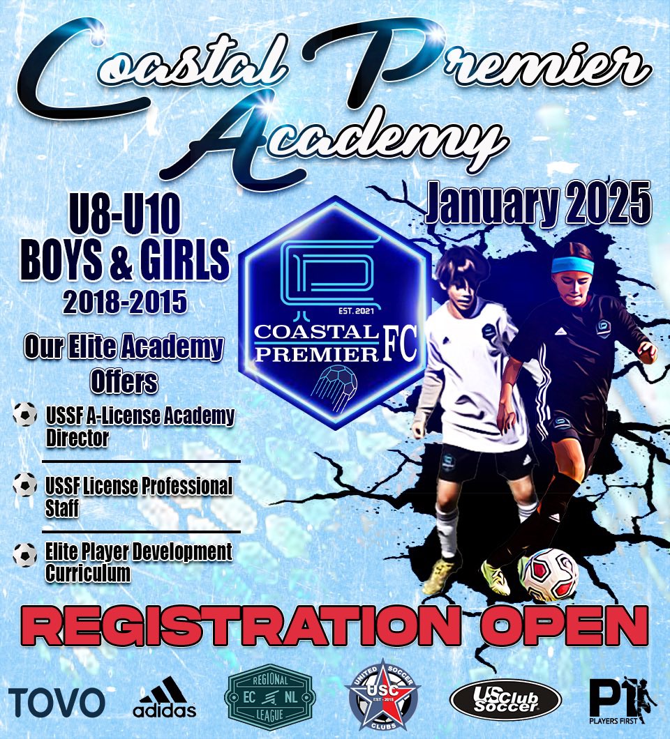 CoastalPrem's tweet photo. 🔥🔥REGISTRATION NOW OPEN FOR THE COASTAL PREMIER ELITE ACADEMY
 
- Top-tier player development program
- Designed & Overseen by our USSF A-License Director of Coaching Roy Lassiter
- U7-U10(2018-2015) boys and girls
- Best-in-class proven curriculum

Players will:
⚽️ Gain critical skills for intelligent decision-making in complex game situations
⚽️ Master common scenarios such as 1v1s, 2v1s, and 3v2s
⚽️ Learn to create, recognize, and exploit space effectively
⚽️Develop positional and numerical superiority on the field
⚽️Gain Important Ball-Mastery Skills

In order to reach a high level of development players need proper coaching at these essential early ages. Start your players soccer journey the right way with the highest level Soccer Academy in Southeast Texas!!
Register your player for our Elite Academy HERE:
https://t.co/wYg8bcV51O

Questions regarding academy please 
email: questions.cpa@gmail.com

⚽️Better Never Stops⚽️
🏆Better Coaching = Better Players🏆
#CultureOfDevelopment #playCPAsoccer