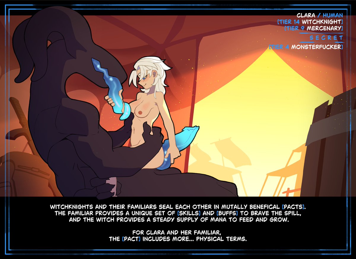 FoxAndDoodler's tweet photo. Tossed my OCs into @InCaseArt's GrimLewd setting 👍 https://t.co/OjYaGZWP8v