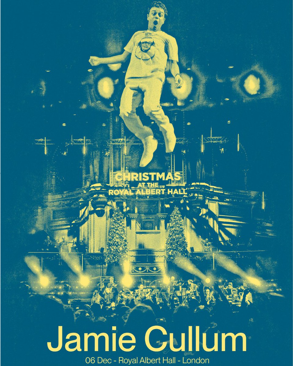This poster is available to buy via my online shop commemorating my recent show at @royalalberthall. Signed copies available too!

jamiecullum.tmstor.es/?lf=43f867d46a…