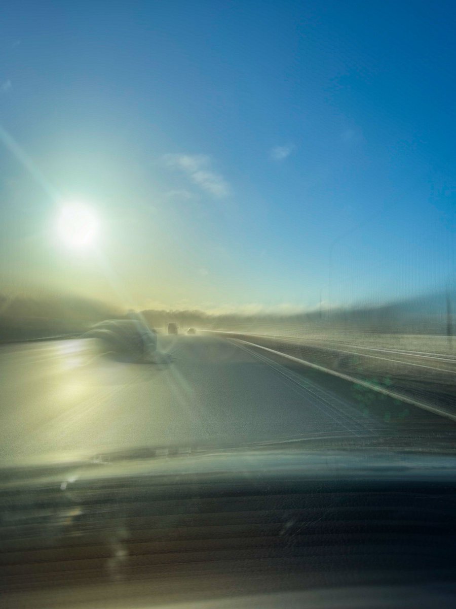 Driving home for Christmas #Swoosh 
I wasn’t driving, I was being an annoying ‘Mother’ passenger (please clear wind screen, I’m cold, I’m hot, I’m cold, I don’t like that song, are we there yet 😂)