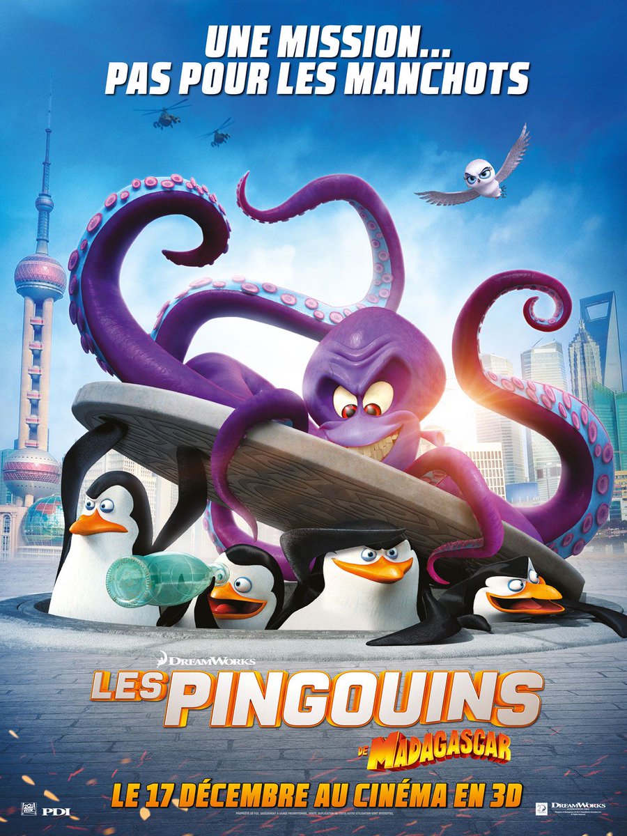TeamCastagnet's tweet photo. Diffusion du film ce soir, à 20H50, sur CINÉ+ FAMILY:
@cineplus_ocs
_ Les Pingouins de Madagascar (2014)
#LesPingouinsdeMadagascar #LesPingouins #Madagascar #Film #Film2014 #Animation #Culte #Télévision #Cinéma #Cinéplus #Family https://t.co/J6sOPMqQFx
