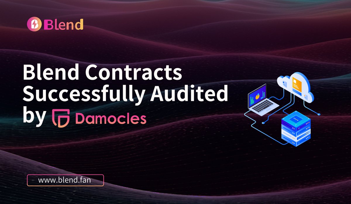 Protocol_Blend's tweet photo. 🚨 Exciting News! 🚨

Blend Protocol has successfully completed its security audit! 🔒

We’re committed to delivering a secure, transparent, and trustless DeFi experience. This audit ensures that our protocol is safe and ready for launch on EDUCHAIN. 🚀

Big thanks to @DamoclesLabs  for their thorough review and expertise. 👏

📄 Read the full audit report here: https://t.co/Bn8Y1aehdm