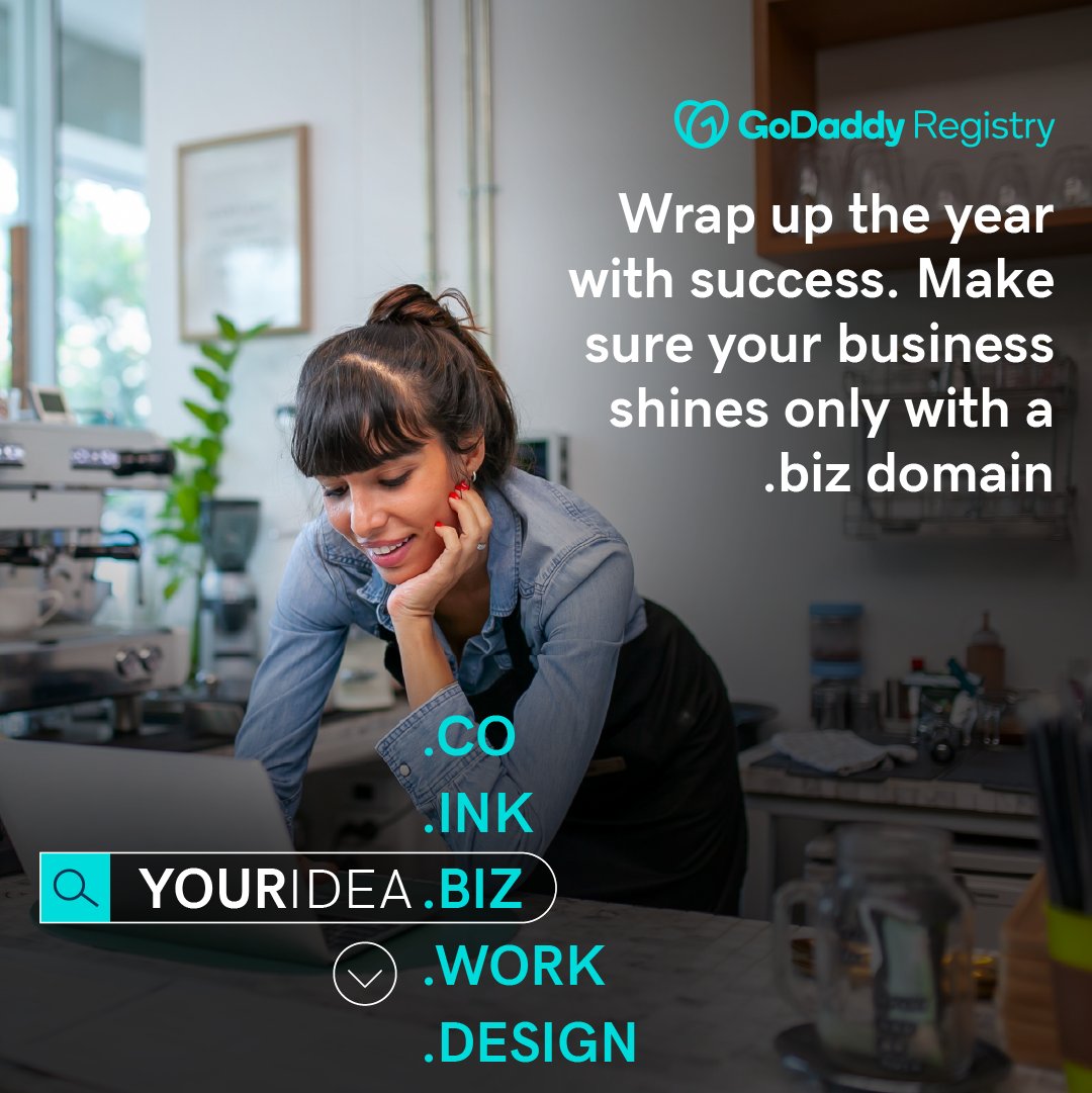 GoDaddyRegistry's tweet image. A .biz domain tells potential customers exactly what your small business is! It’s high-impact and will help you kickstart your digital presence.

#onlinebrand #digitalmarketing #smallbusinesstips