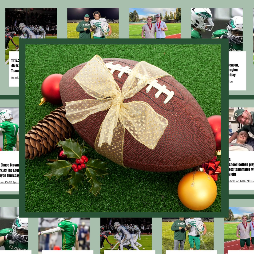 FlagstaffEagles's tweet photo. As the year comes to a close, we want to take a moment to express our heartfelt gratitude to everyone who has supported the FHS Football Program.
Your unwavering support fuels our program and reminds us why we love this game. Hereโs to another amazing year. ๐๐ฆ
#FHSFootball https://t.co/fQ8g5qNDyo