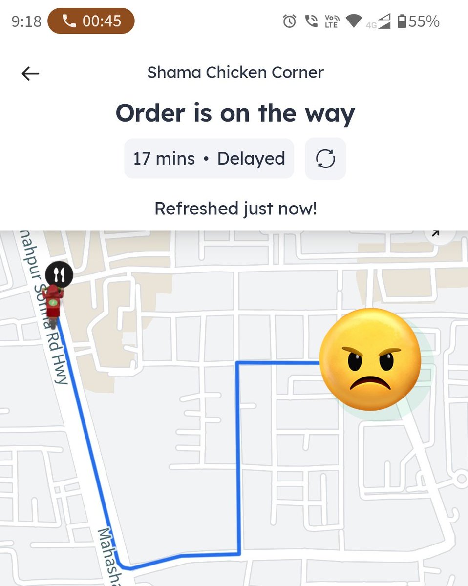 twilightfairy's tweet photo. @zomatocare @zomato why on earth do u combine orders which are 20 minutes apart in preparation! Defies all logic! Why shd I suffer the pain of inordinate delay &amp; cold food cos YOU want to combine orders? I CD have been delivered my order in 2 mins &amp; agent cd have gone back again! https://t.co/m6012Vl86d