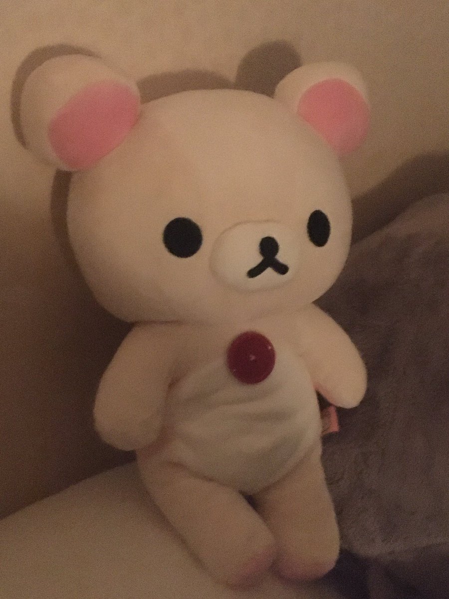 sumx04's tweet image. 일본 여행 다녀온 친구가 사다 준 코리락쿠마 인형 ˚₊·—̳͟͞͞♡