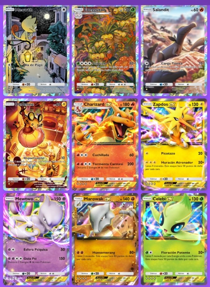 Explica2DHenbi's tweet photo. No tengo ideas de post, debería estar buscando como escribir una canción navideña, así que pum.

Mis cartas más raras en el Pokémon TCGP https://t.co/405A9inyp8