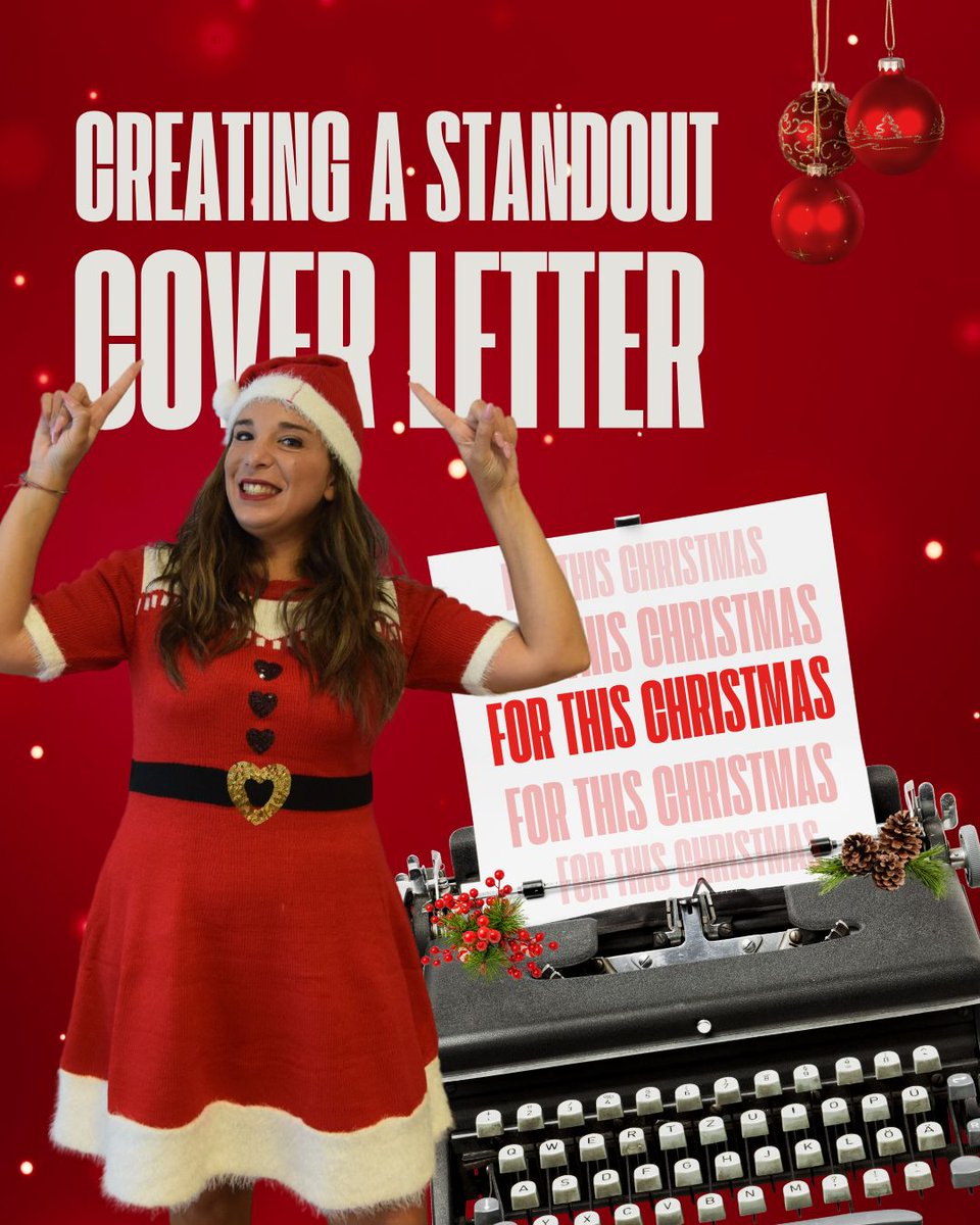 RECREWIT's tweet photo. Make your cover letter shine this holiday season! 🎄✨

Hook them: Start with enthusiasm about the role. 
📌 Personalize: Show you've done your research. 
✍️ Short &amp; sweet: Focus on what makes YOU the perfect fit. 
✨ Add your personality: Be authentic!

Send us your CV ! https://t.co/Gq8Yo3Kb0j