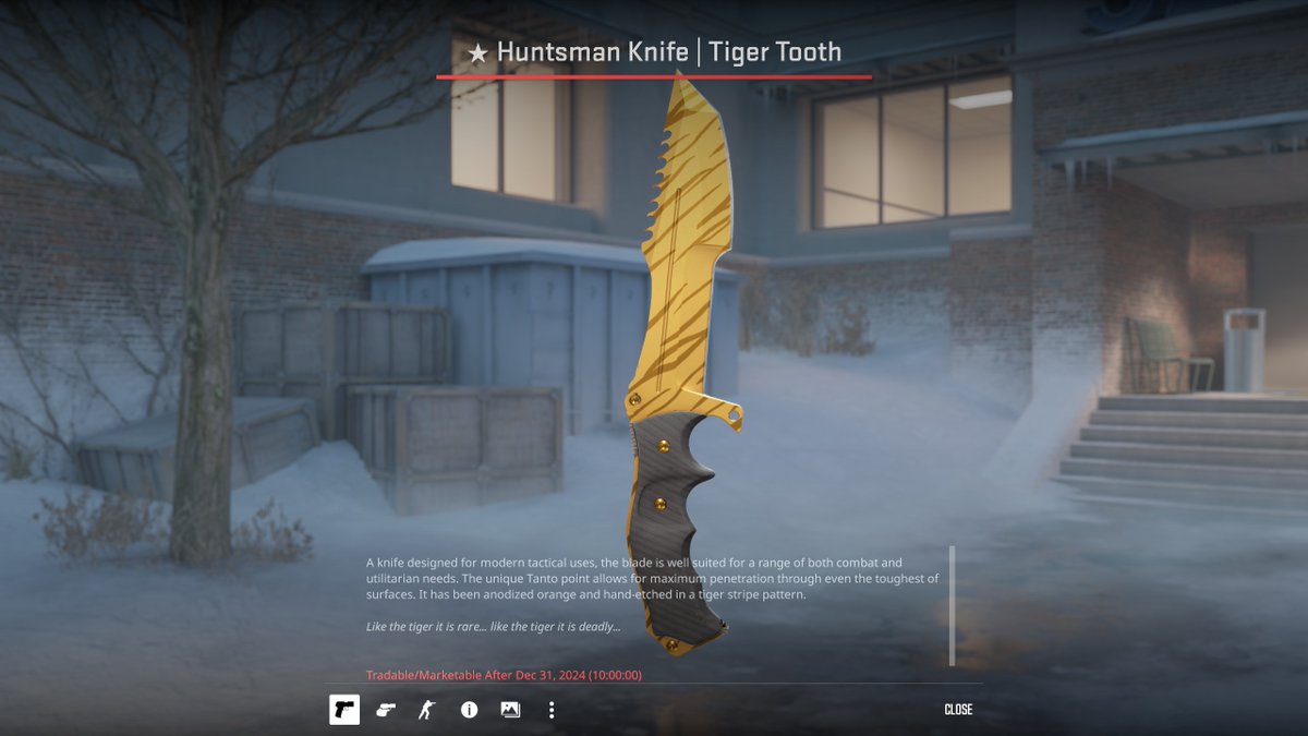 Tomas1120_'s tweet photo. 🎁 Huntsman Knife | Tiger Tooth ($350)

➡️ TO ENTER:

✅ Follow me &amp; @BigRolk
✅ RT, Like, Tag friends

⏰ Giveaway ends in 5 days! https://t.co/2O0FExWvpX