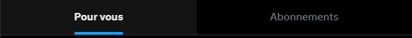 Dans l'onglet "pour vous", j'ai clairement ce qu'on peut me proposer de pire : sexisme, racisme, violence, techbro IA/NFT, culte des riches.

Dans l'onglet "Abonnement", j'ai presque que des contenus marketing.

L'intérêt de venir encore ici ?