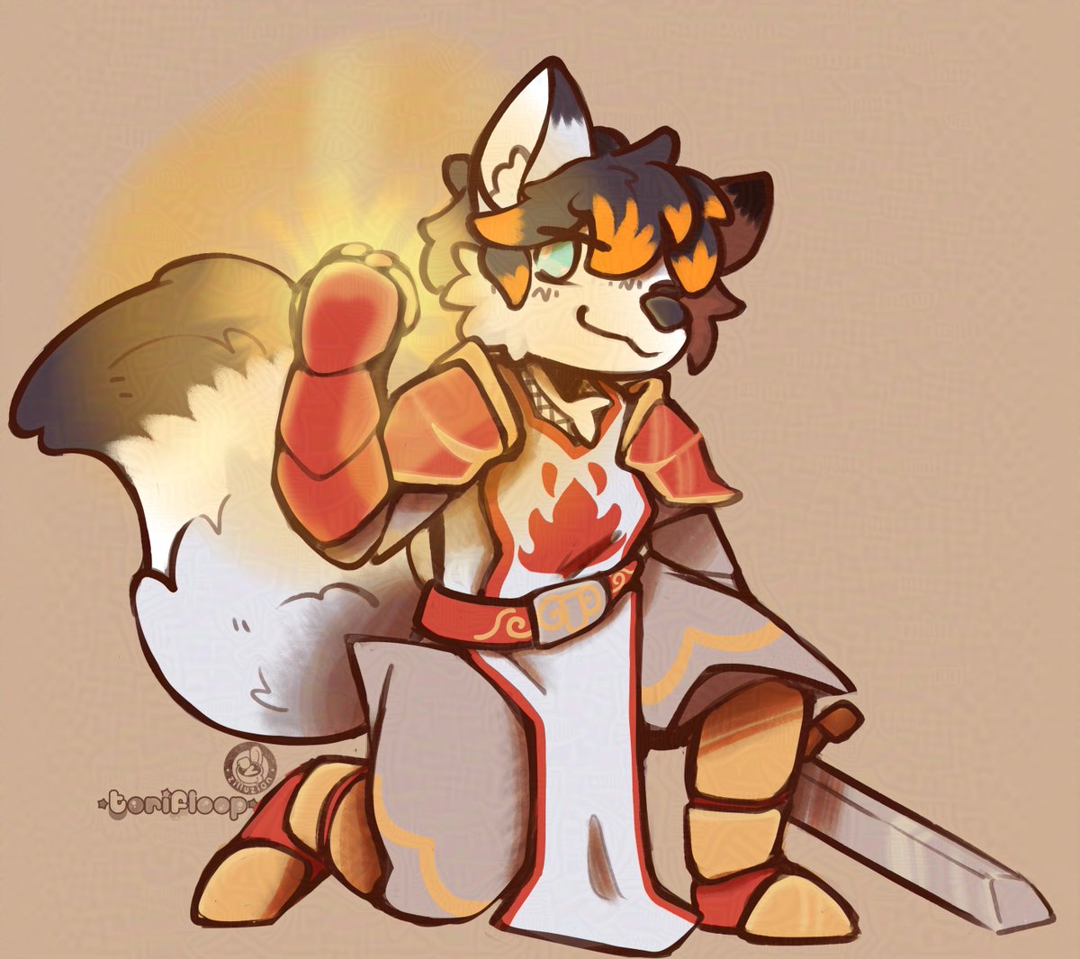 get ready for one hell of  a holy spell ⚔️🔥🕯️
collab with <a href="/ToriFloop/">ToriFloop</a>, for Gummi!