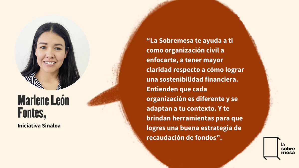 LaSobremesa_co's tweet photo. 🔝El segundo tema en el top fue el de #Sostenibilidad Financiera.
Desde La Sobremesa, te guiamos en crear un Plan de Sostenibilidad #Financiera multianual, ayudándote a generar un proceso de Inteligencia de #Donantes e inspirarte con un Análisis de #Competidores.
🧵4/8 https://t.co/cr01DWLRml