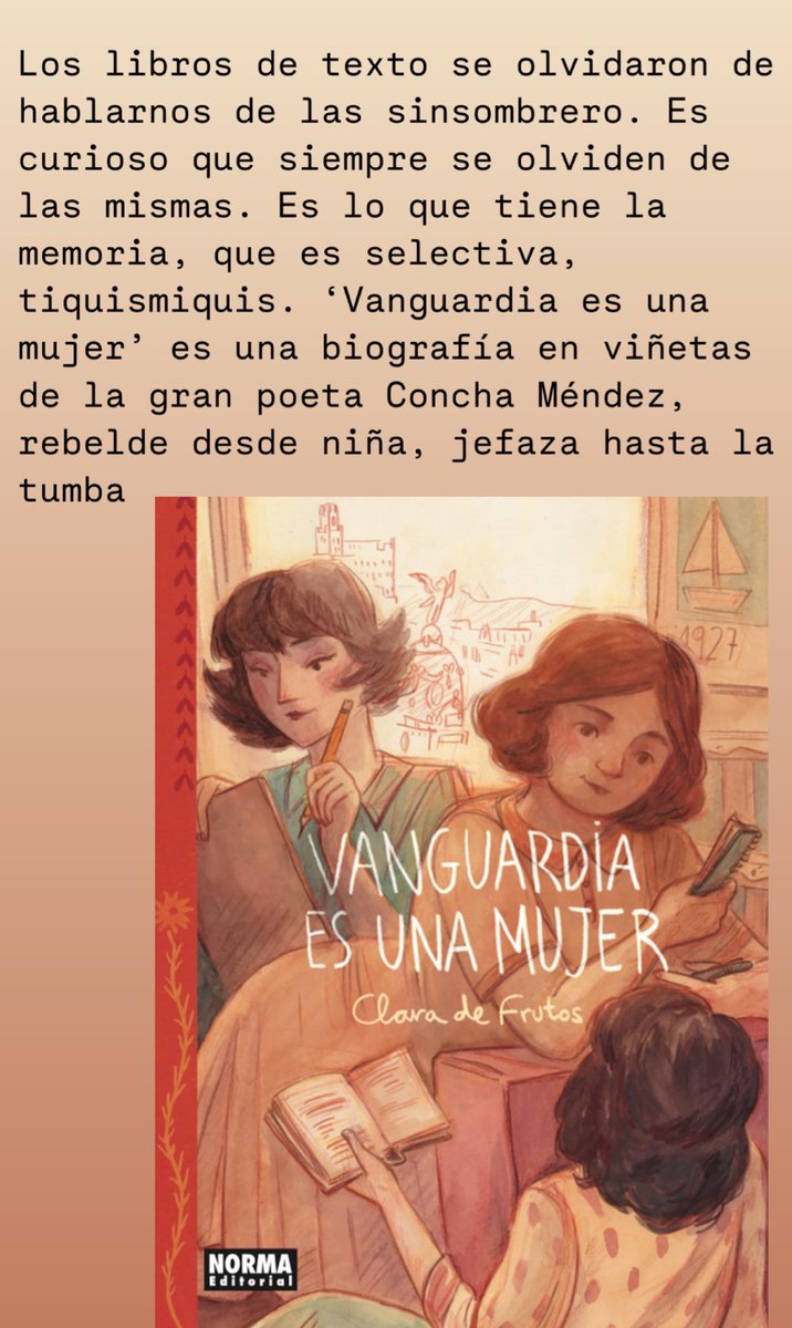 🥁y 9-. ‘Vanguardia es una mujer’ de Clara de Frutos