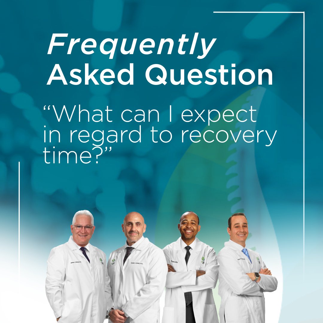 BioSpineDoctors's tweet image. "What can I expect in regard to recovery time?" 🤔

With BioSpine’s minimally micro invasive surgery, recovery is faster than traditional methods:

✅ Walk within an hour
✅ Home the same day
✅ Back to work in 3 days

Heal quicker, live better!

#FAQ #SpineSurgery #QuickRecovery