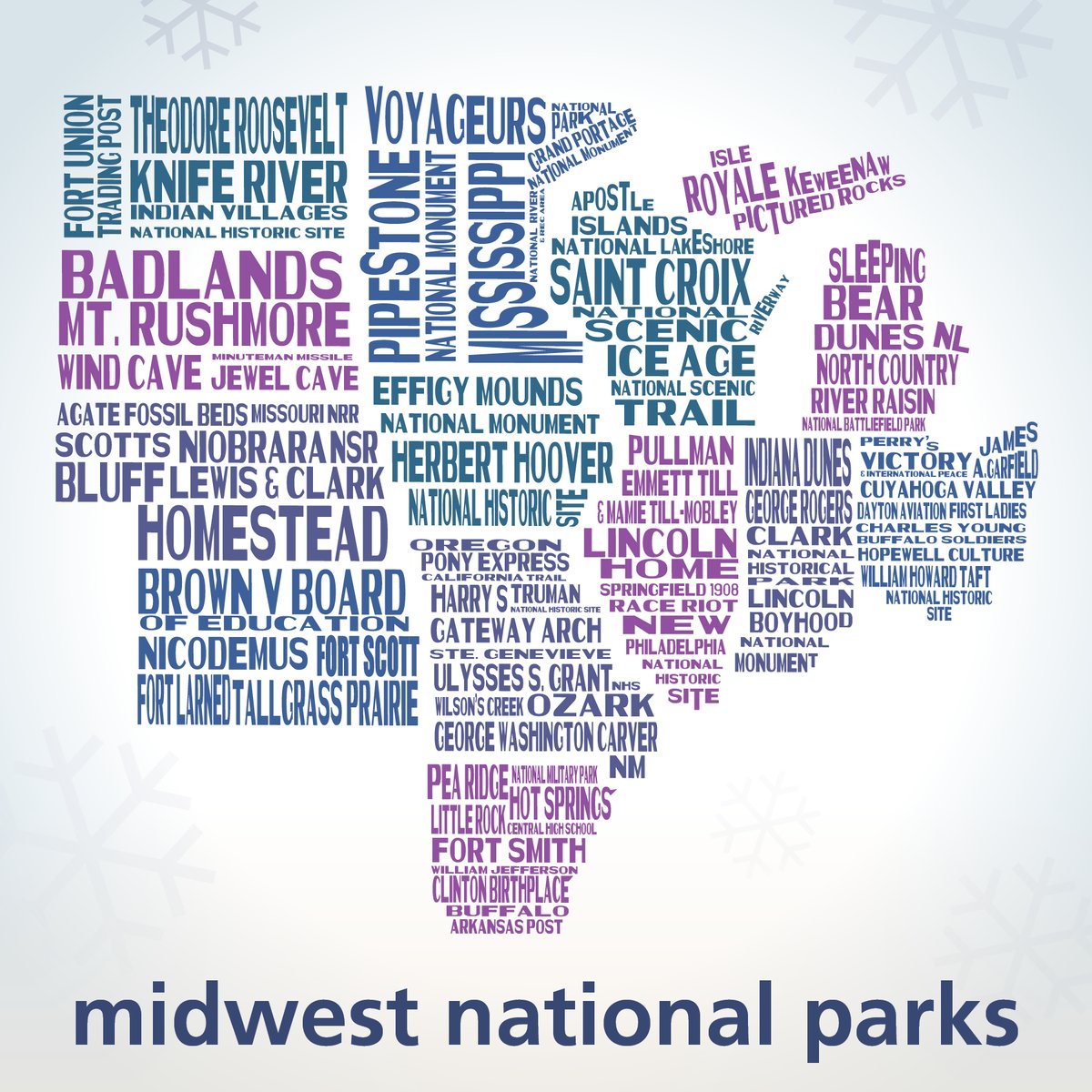 ❄ From our family to yours: have a safe and enjoyable holiday season!

Find Midwest national parks and trip planning information: nps.gov/midwest and the NPS App

📸 Graphic: NPS

#MidwestNPS