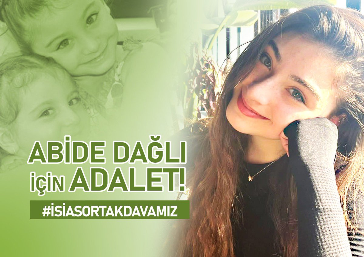 Abide için adalet! Yitip giden tüm hayatlar için adalet! #çocuklariçinadalet