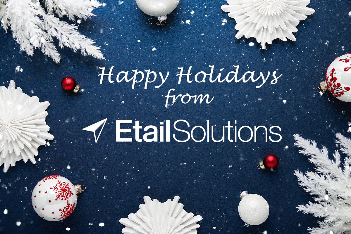 TeamEtail's tweet image. Happy holidays to all of our amazing customers, partners and employees! 
We hope you have a chance to enjoy some time with loved ones this holiday and we look forward to a bright year ahead in 2025!
From all of us at @TeamEtail, we wish you all #HappyHolidays! 

#EtailSolutions
