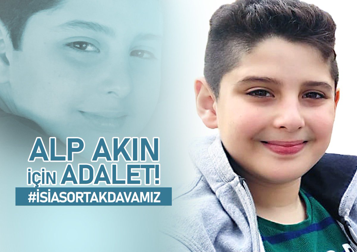 Alp için adalet! Yitip giden tüm hayatlar için adalet! #çocuklariçinadalet