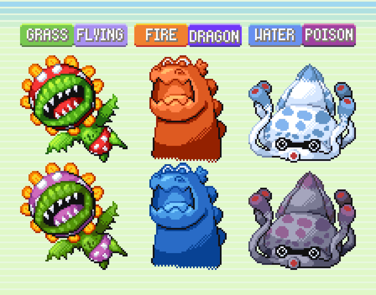 Mario enemies as Pokémon starters FINAL STAGES
Who would yall pick?