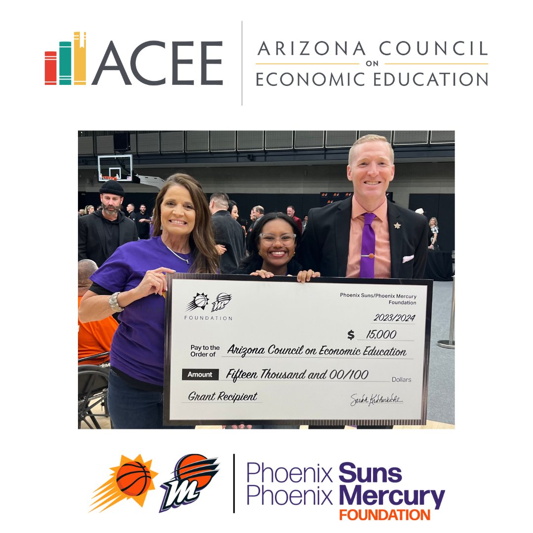 Shout out to Phoenix Suns/Phoenix Mercury Foundation! Your donations help students like Jada Holmes from Franklin Police and Fire HS (<a href="/PhoenixUnion/">PXU</a>) gain financial education. Thanks for supporting a brighter future! #FinancialEducation #YouthEmpowerment #EconomicEducation
