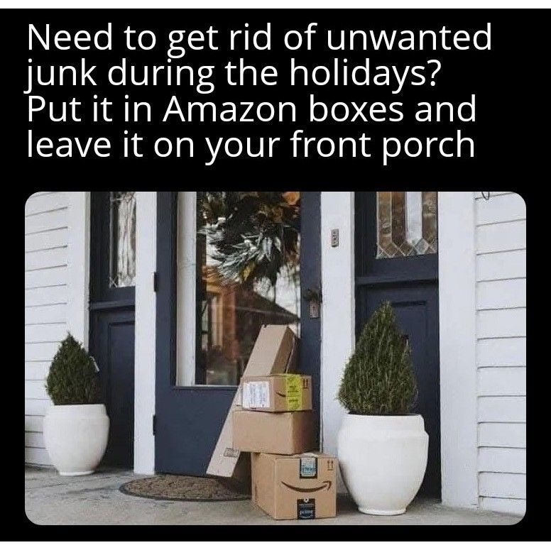You thought we only post memes? WRONG. We also post invaluable  advice for a better life. #lifehack #advice #porchpirates #amazon #christmas2024 #christmasgift #christmaspresents #Christmasshopping #shopping #presents