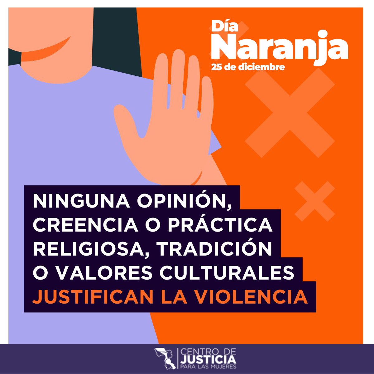 💜En este último #DíaNaranja del año, reafirmamos nuestro compromiso de luchar contra la violencia de género. Cada acción cuenta para construir un futuro donde las mujeres y niñas vivan libres de violencia.

#EsTiempoDeMujeresSinViolencia #DíaNaranja